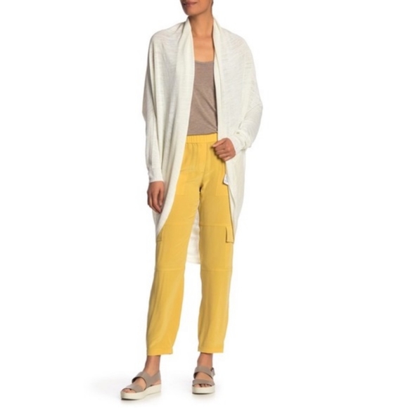 Theory Sweaters - 😍THEORY! Linen blend cocoon cardigan in ivory size small